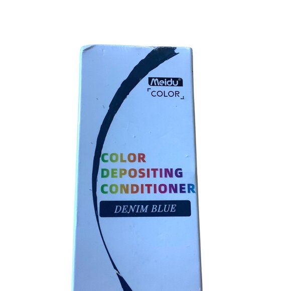 Maidu Color Depositing Conditioner Denim Blue 7 Oz Deep Condition Cosmetic Pro - Picture 2 of 5